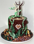 Hochzeitstorte Baum - Vorderansicht